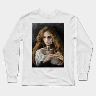 Vintage Skeleton Lady Long Sleeve T-Shirt